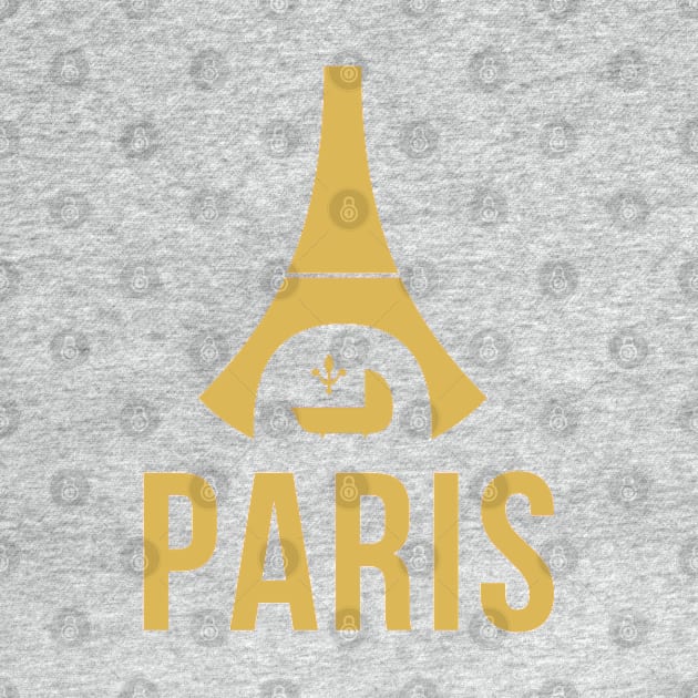 Paris France Gold by VRedBaller